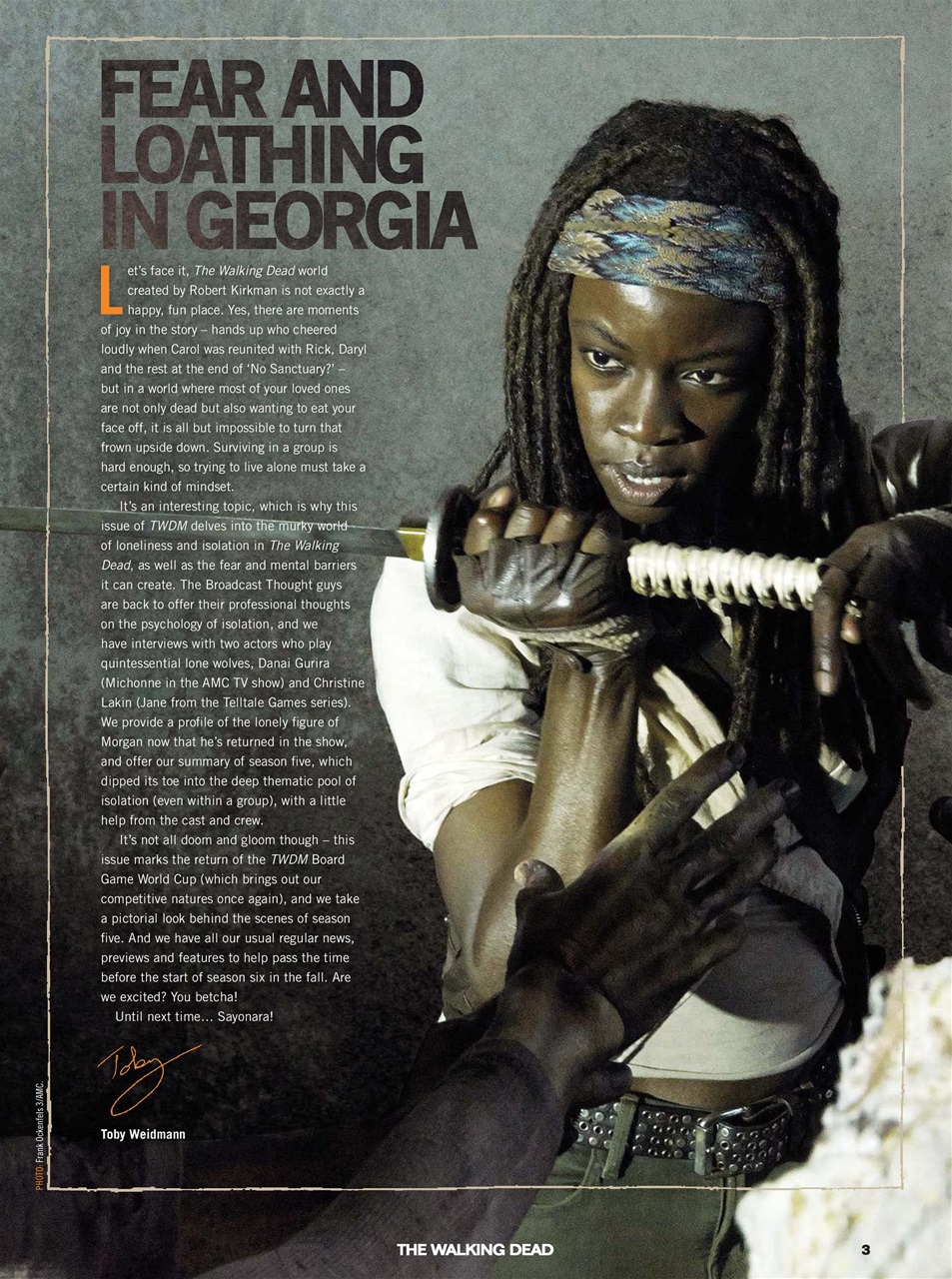 The Walking Dead Magazine Preview Pages