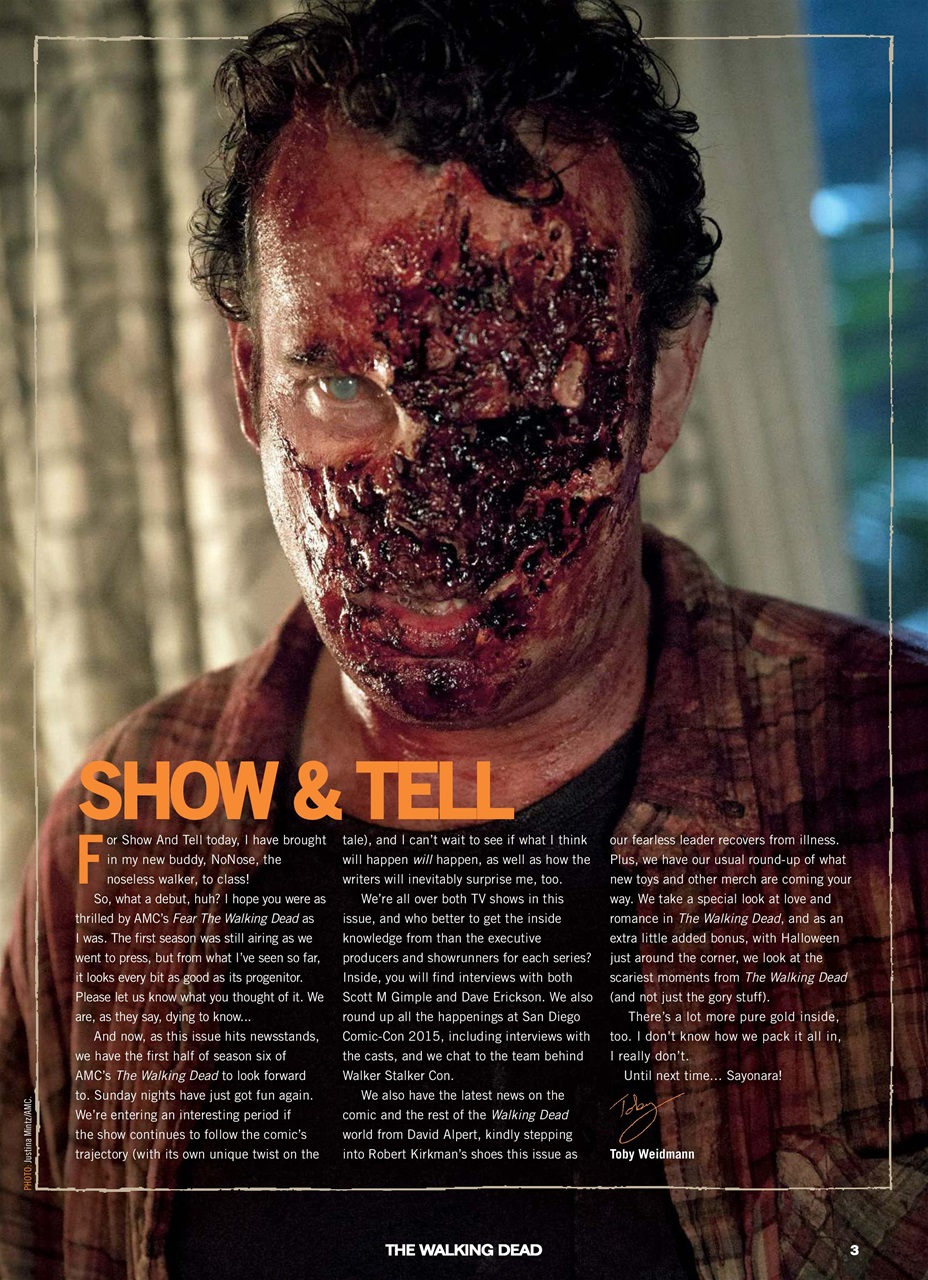 The Walking Dead Magazine Preview Pages