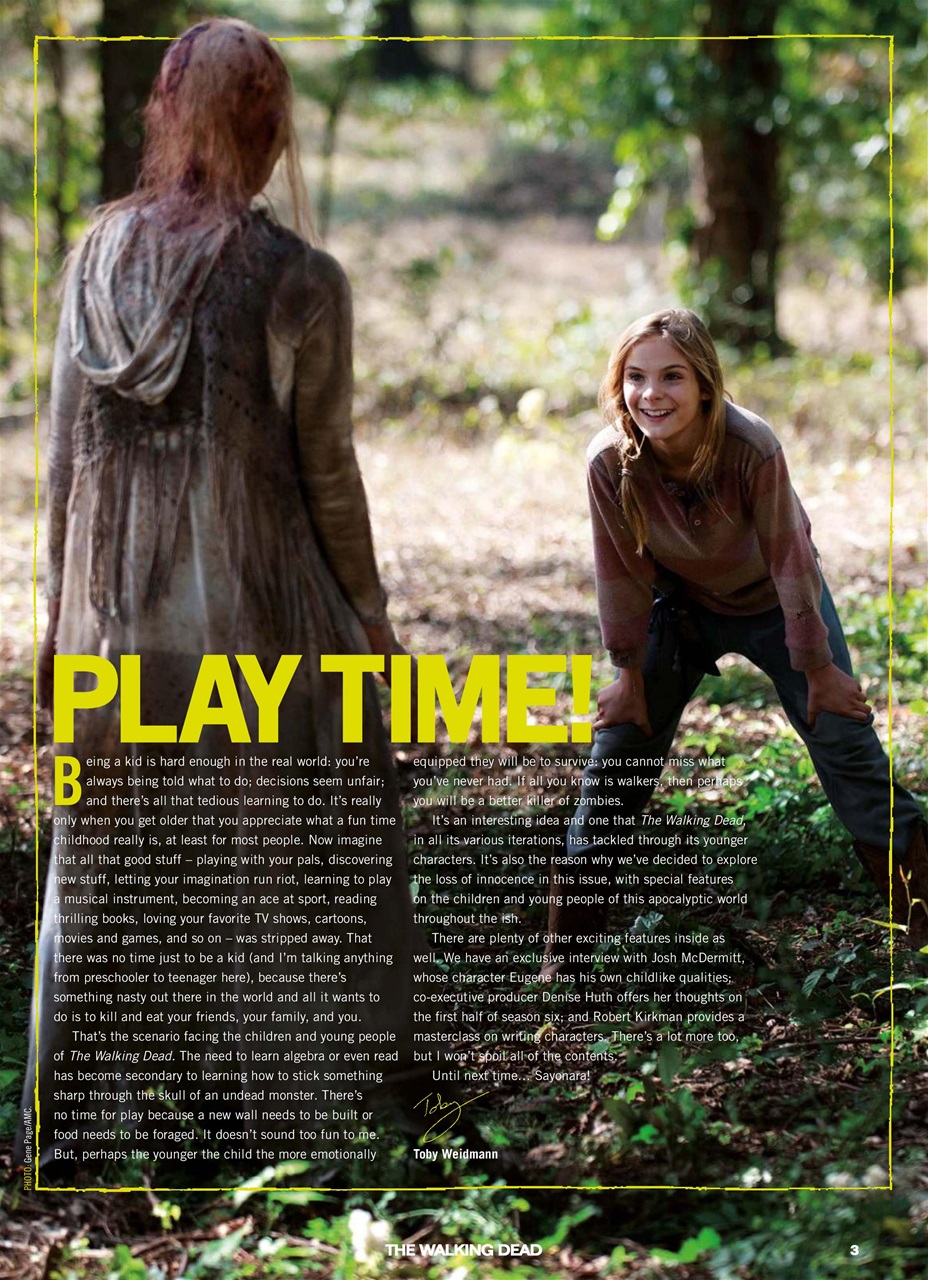 The Walking Dead Magazine Preview Pages