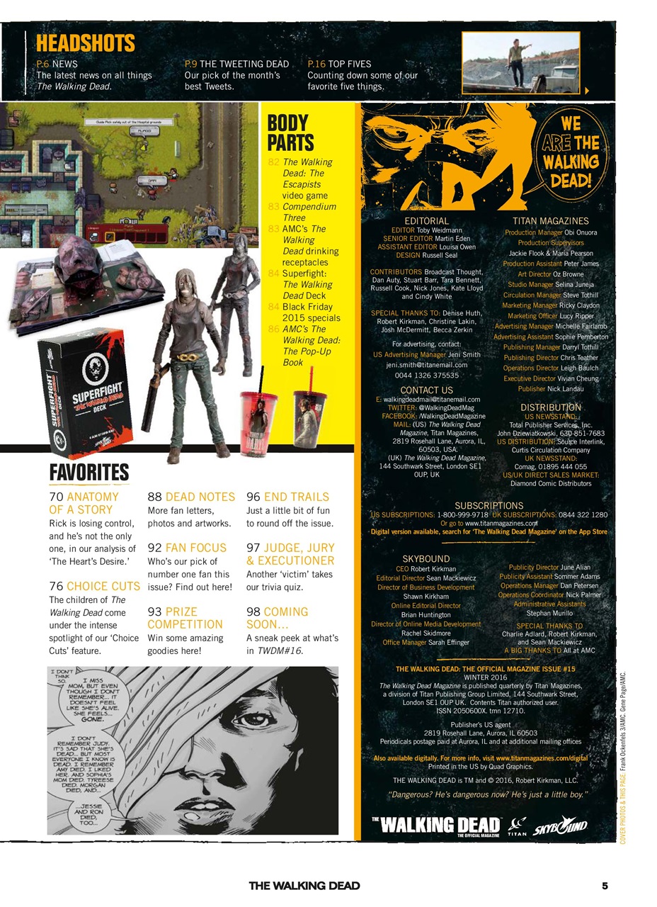 The Walking Dead Magazine Preview Pages