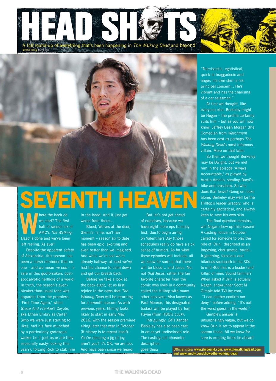 The Walking Dead Magazine Preview Pages