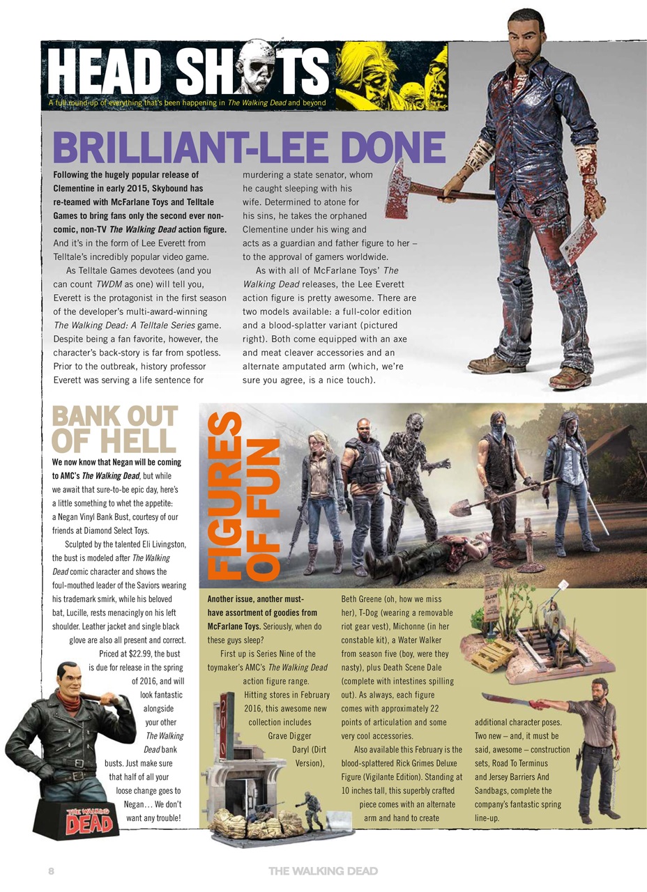 The Walking Dead Magazine Preview Pages