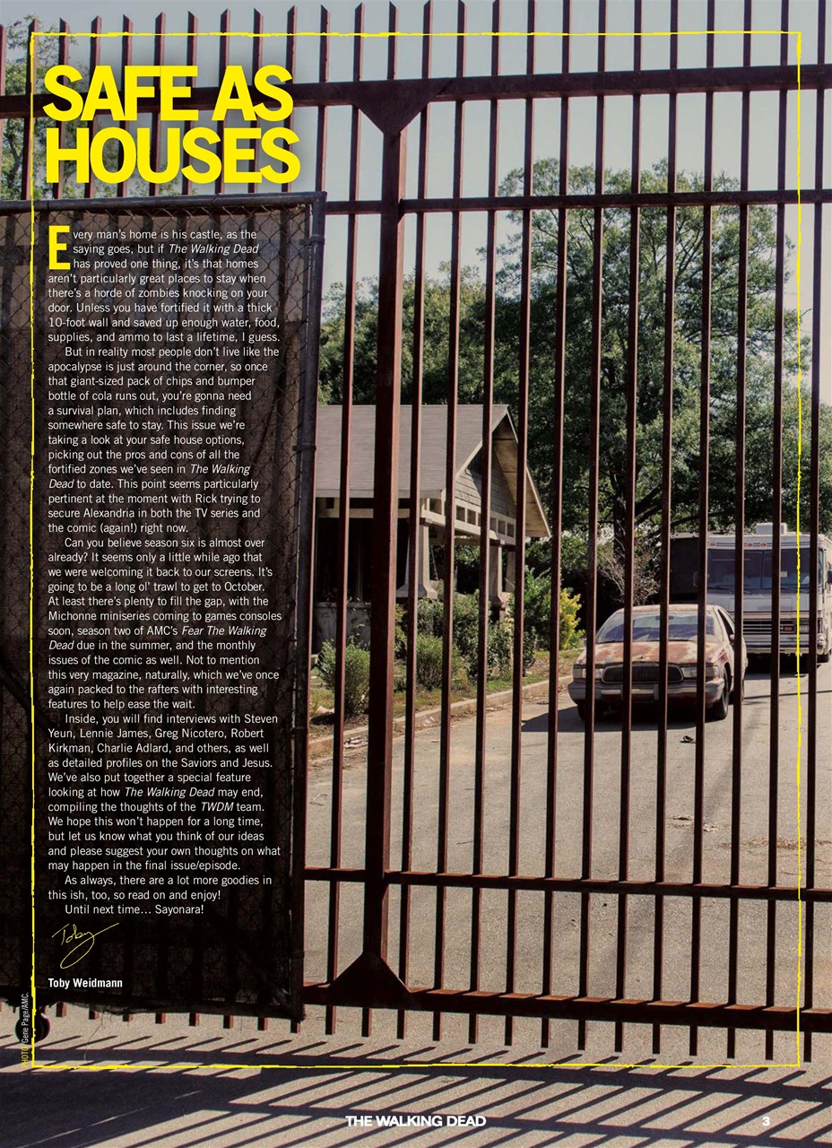 The Walking Dead Magazine Preview Pages