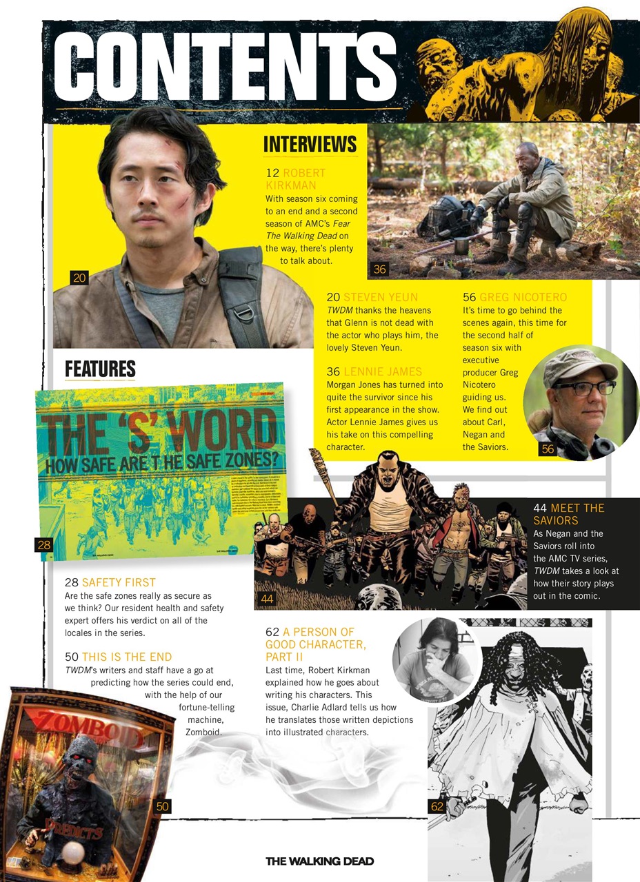 The Walking Dead Magazine Preview Pages