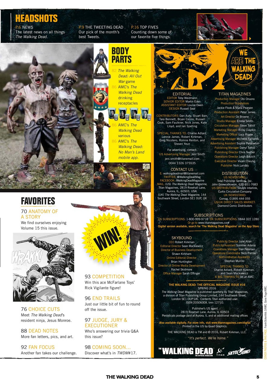The Walking Dead Magazine Preview Pages