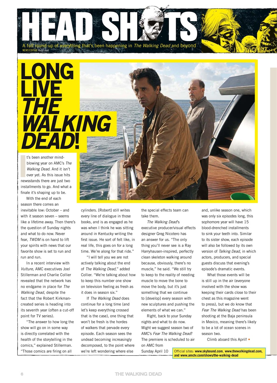 The Walking Dead Magazine Preview Pages