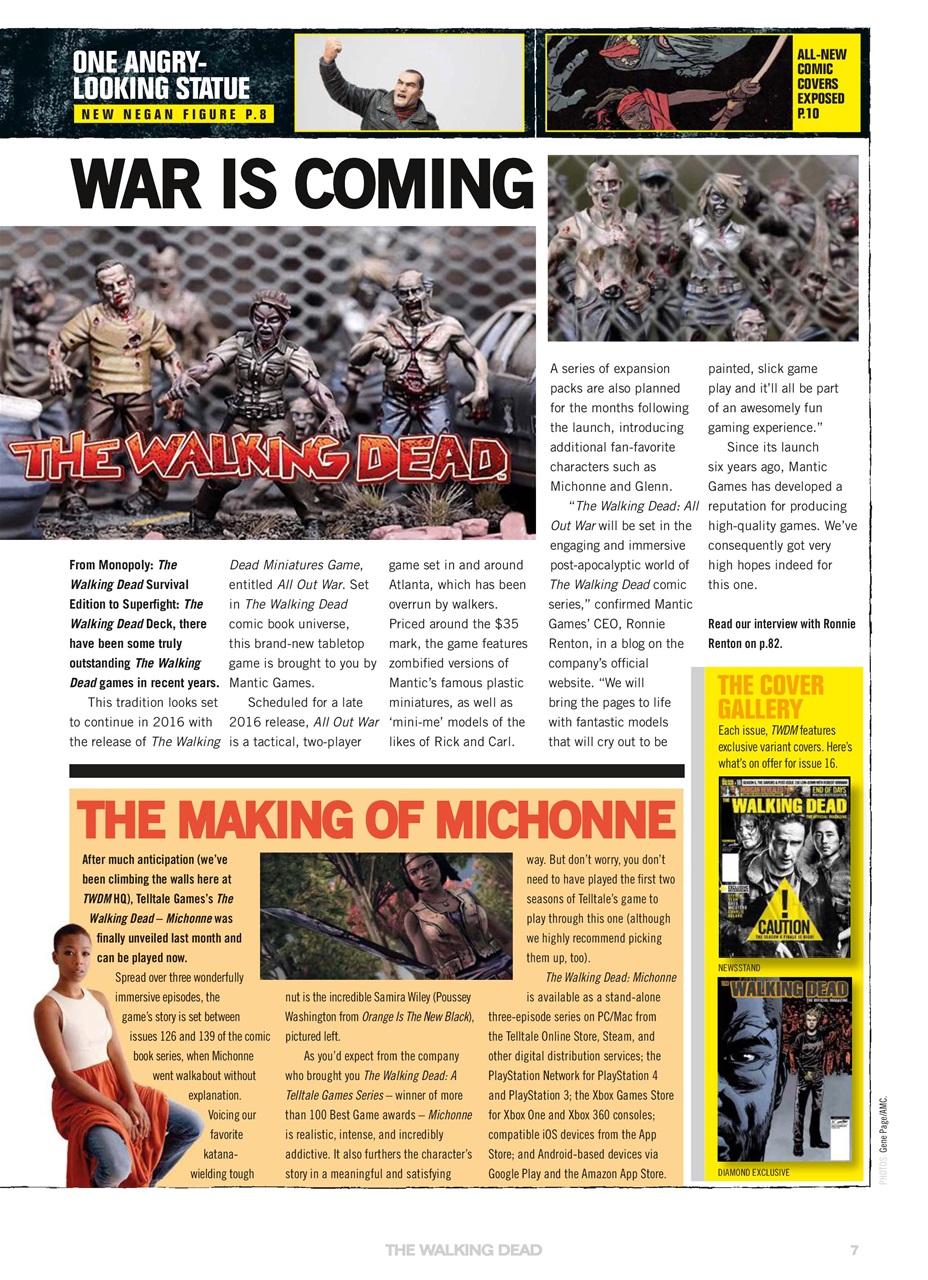 The Walking Dead Magazine Preview Pages