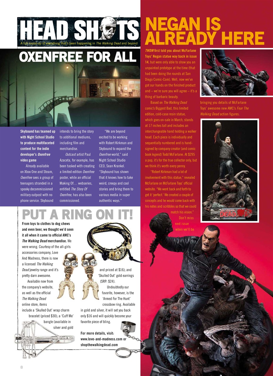 The Walking Dead Magazine Preview Pages