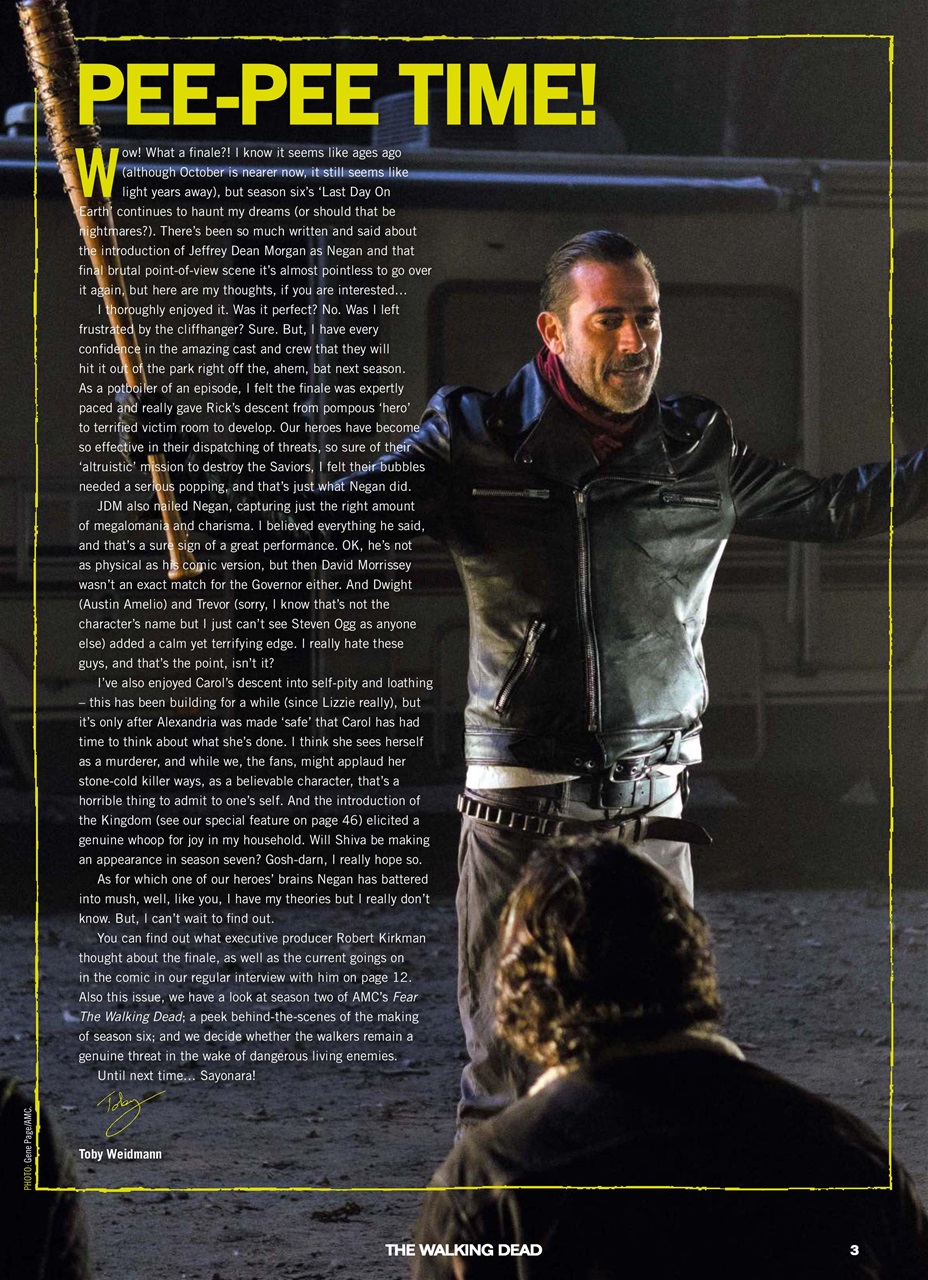 The Walking Dead Magazine Preview Pages