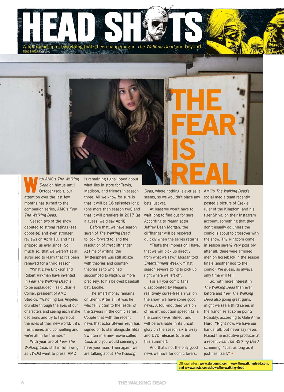 The Walking Dead Magazine Preview Pages