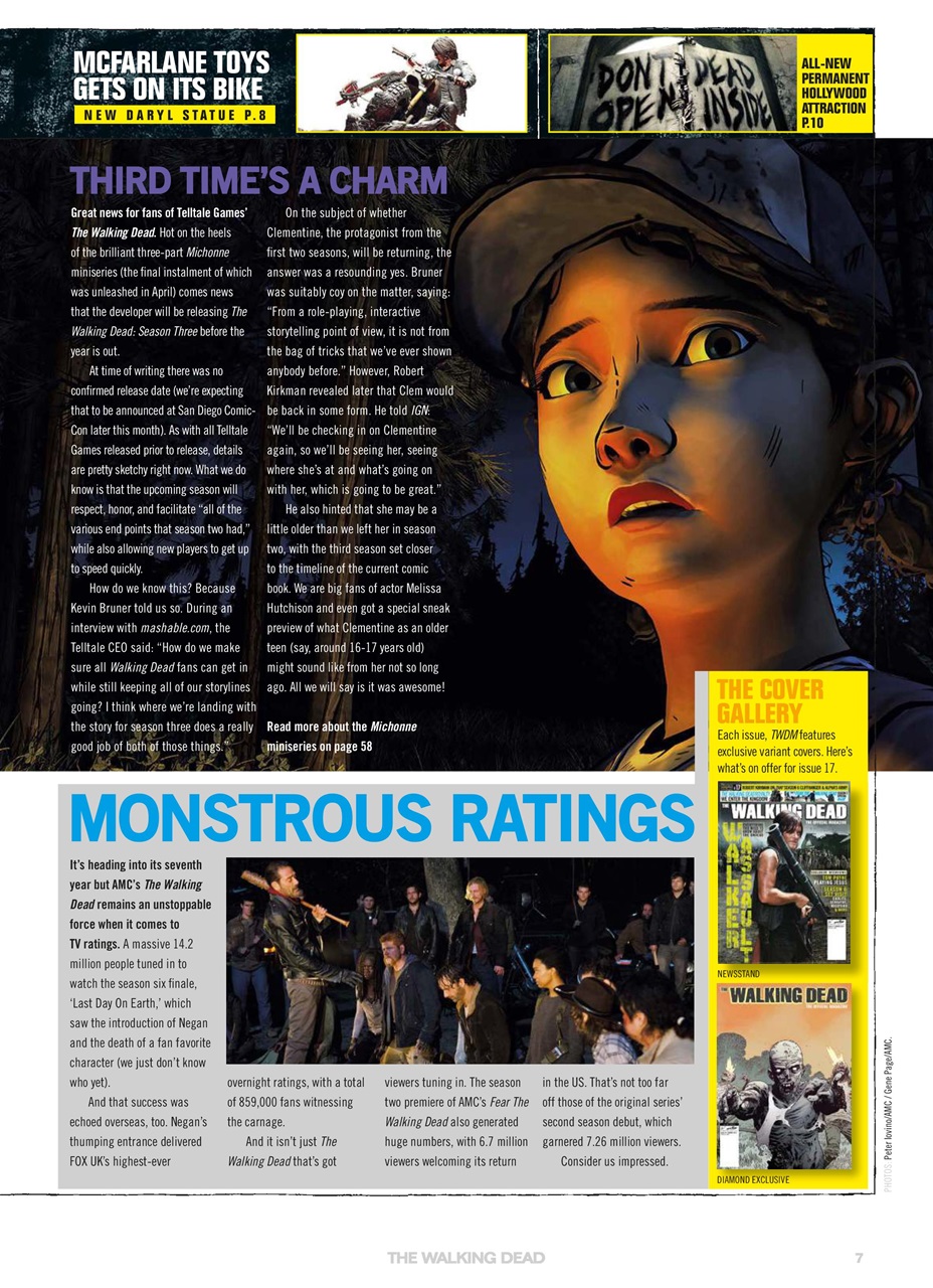 The Walking Dead Magazine Preview Pages