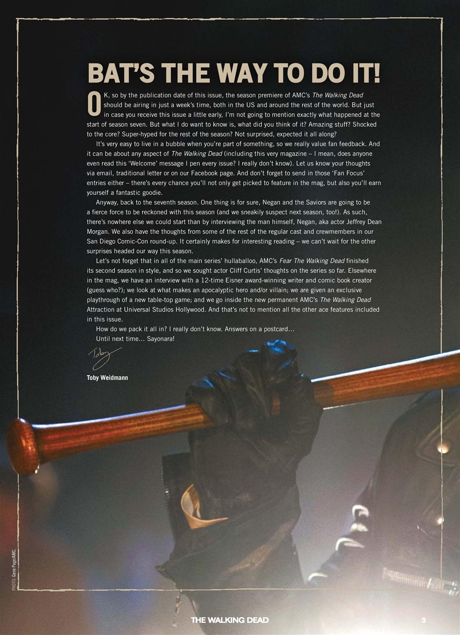 The Walking Dead Magazine Preview Pages