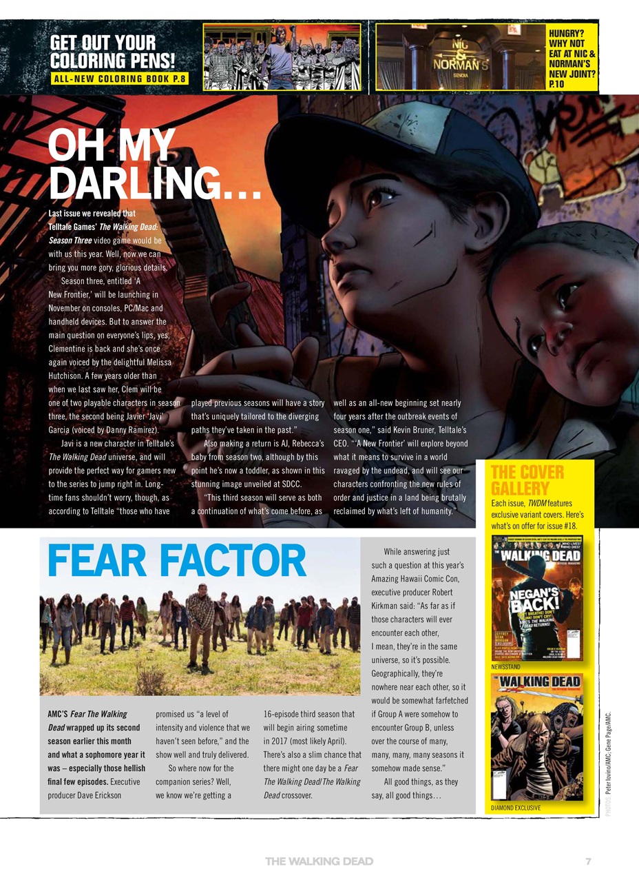 The Walking Dead Magazine Preview Pages
