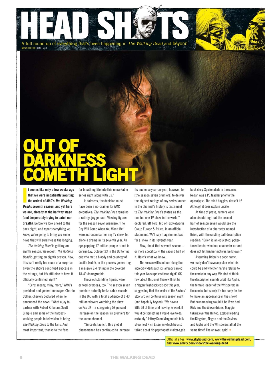 The Walking Dead Magazine Preview Pages