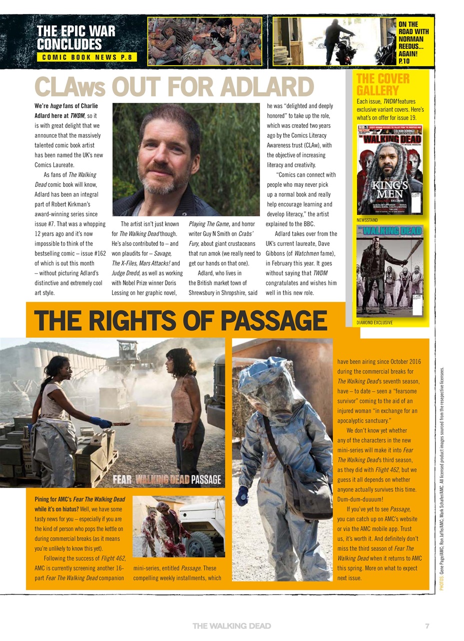 The Walking Dead Magazine Preview Pages