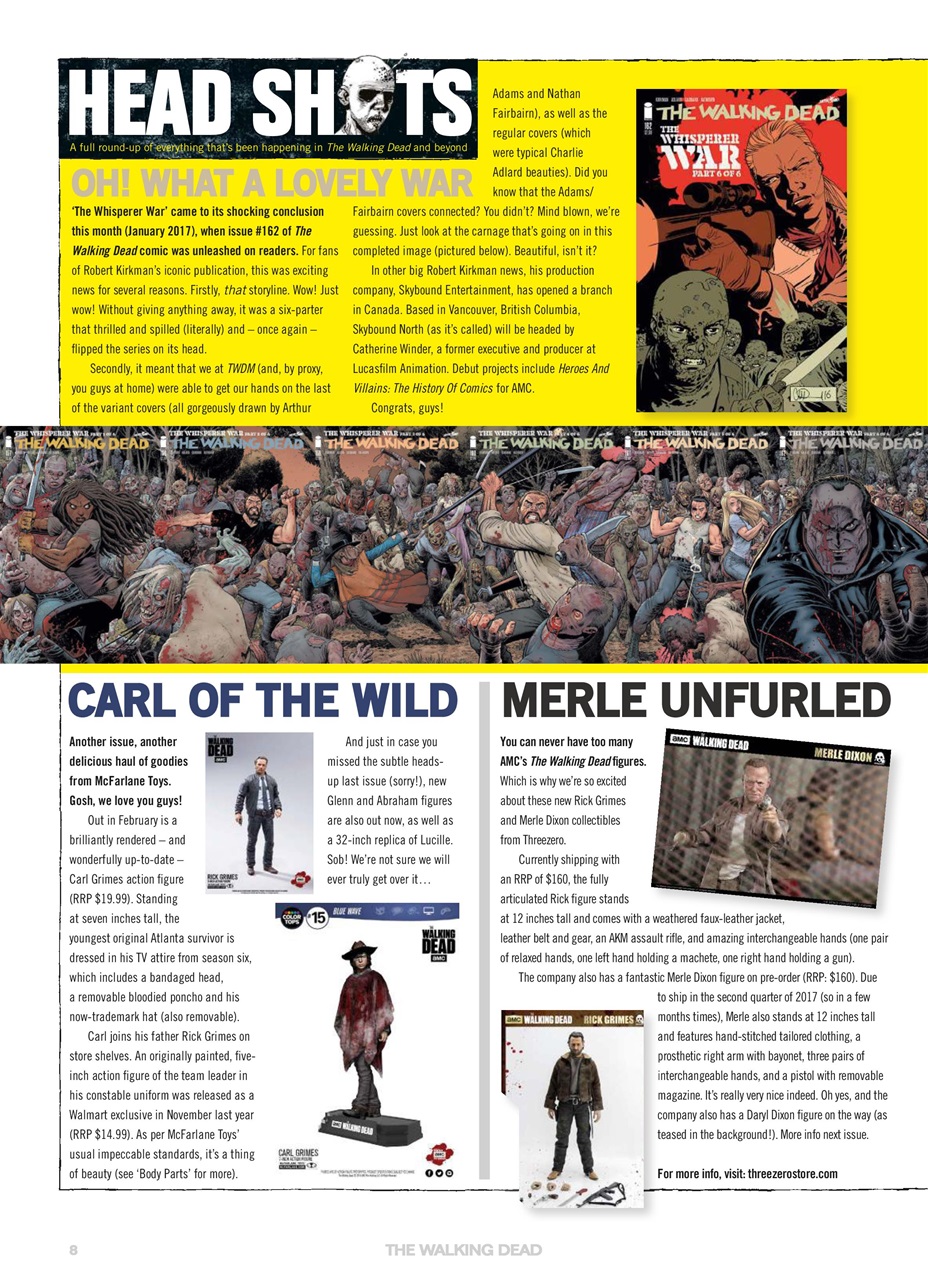 The Walking Dead Magazine Preview Pages