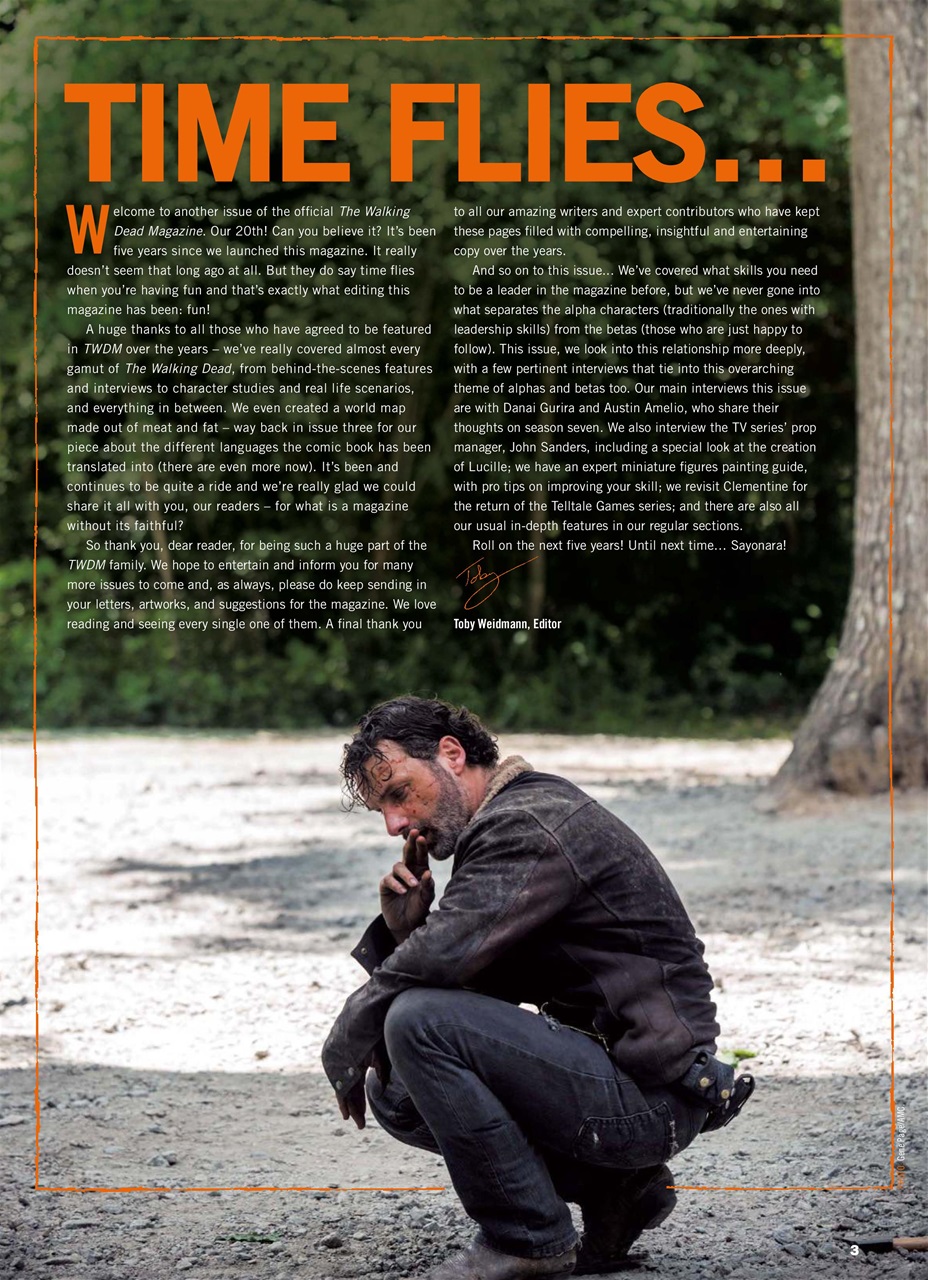 The Walking Dead Magazine Preview Pages