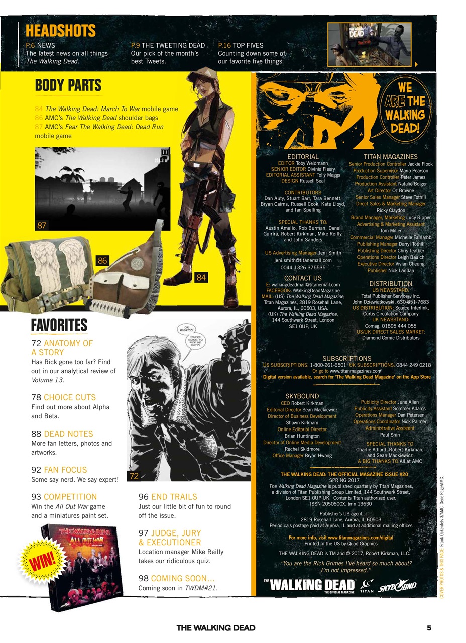 The Walking Dead Magazine Preview Pages
