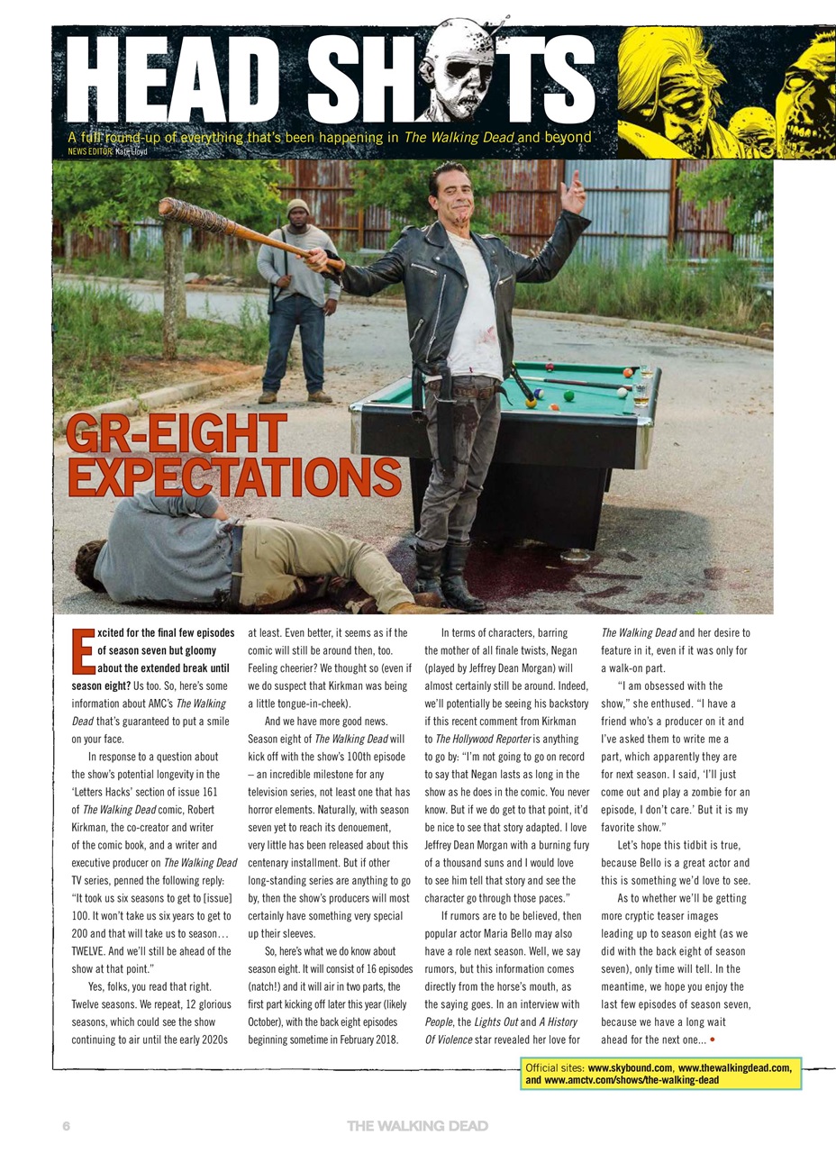 The Walking Dead Magazine Preview Pages