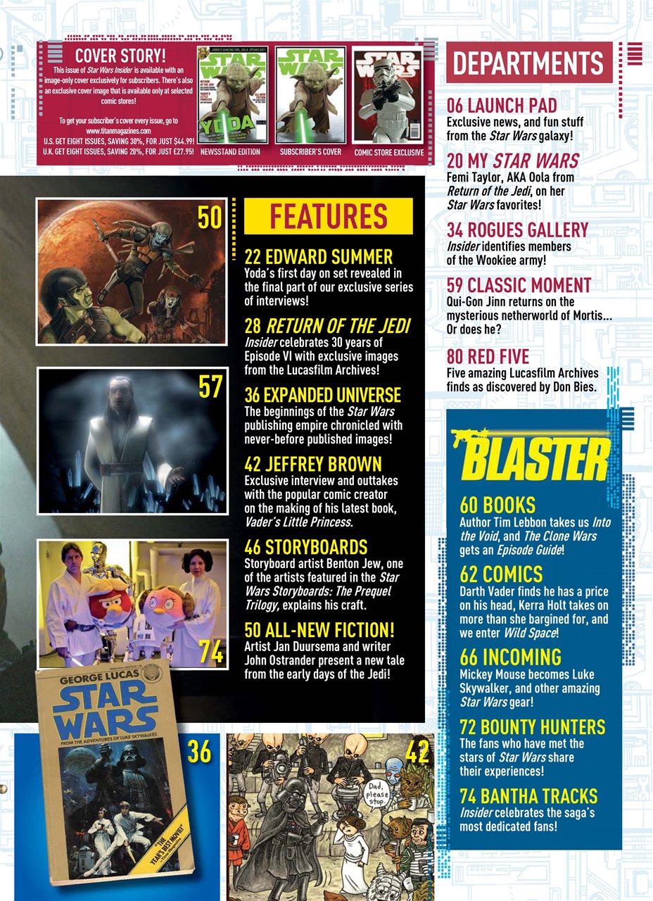 Star Wars Insider Preview Pages