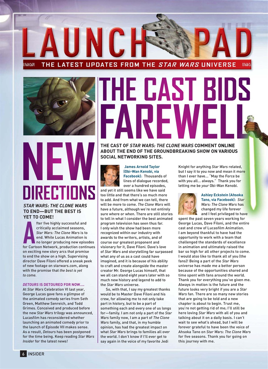 Star Wars Insider Preview Pages