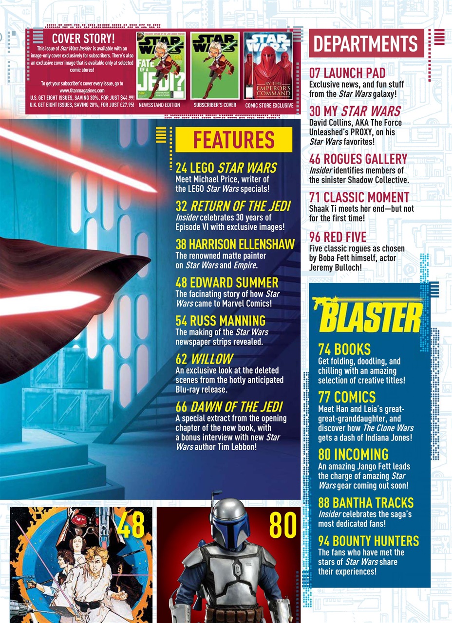 Star Wars Insider Preview Pages