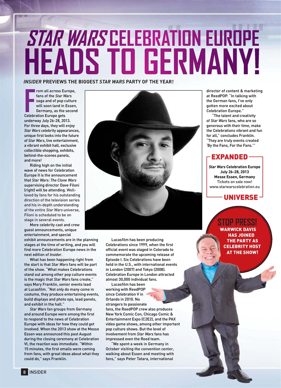 Star Wars Insider Preview Pages