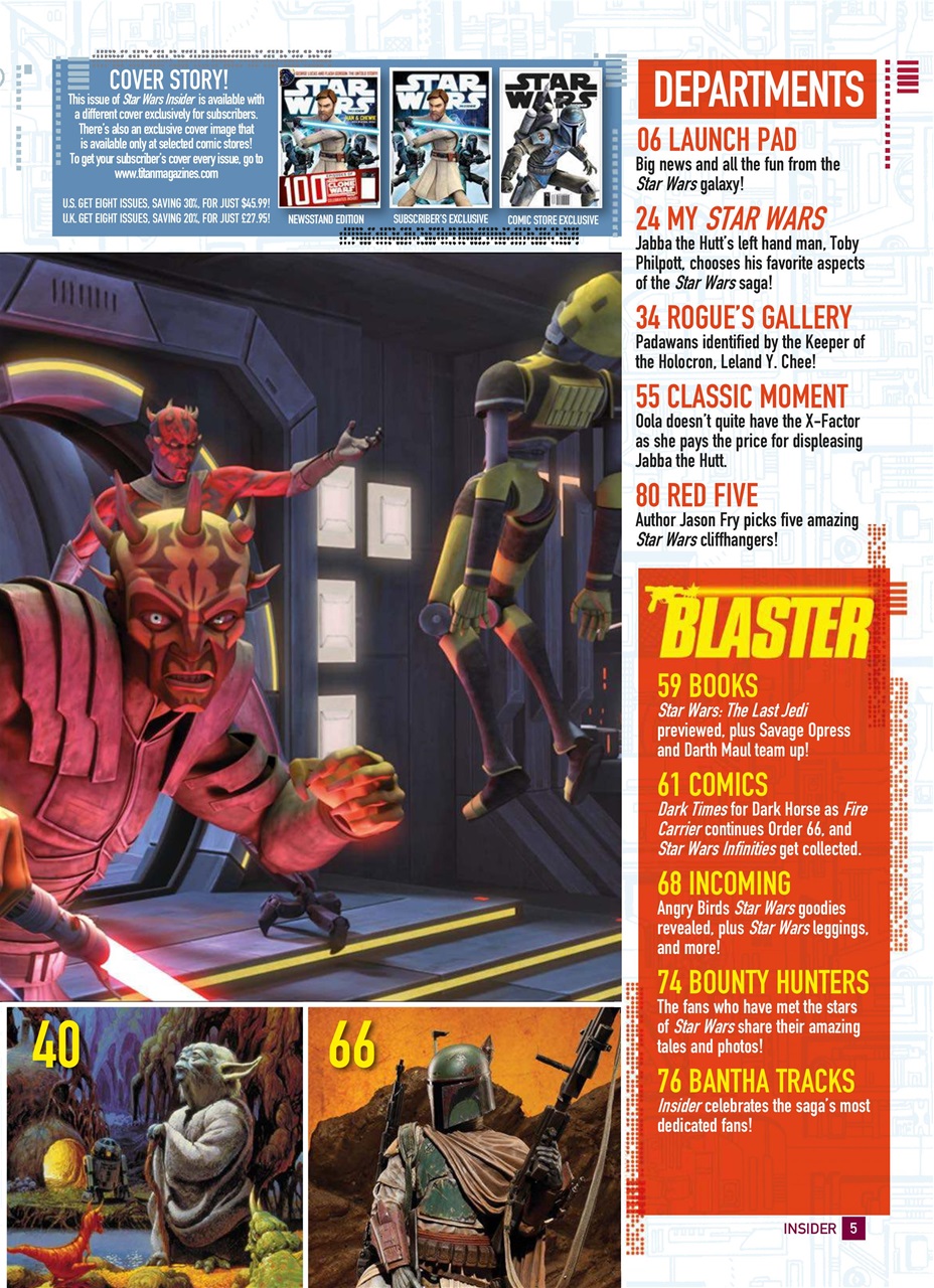 Star Wars Insider Preview Pages