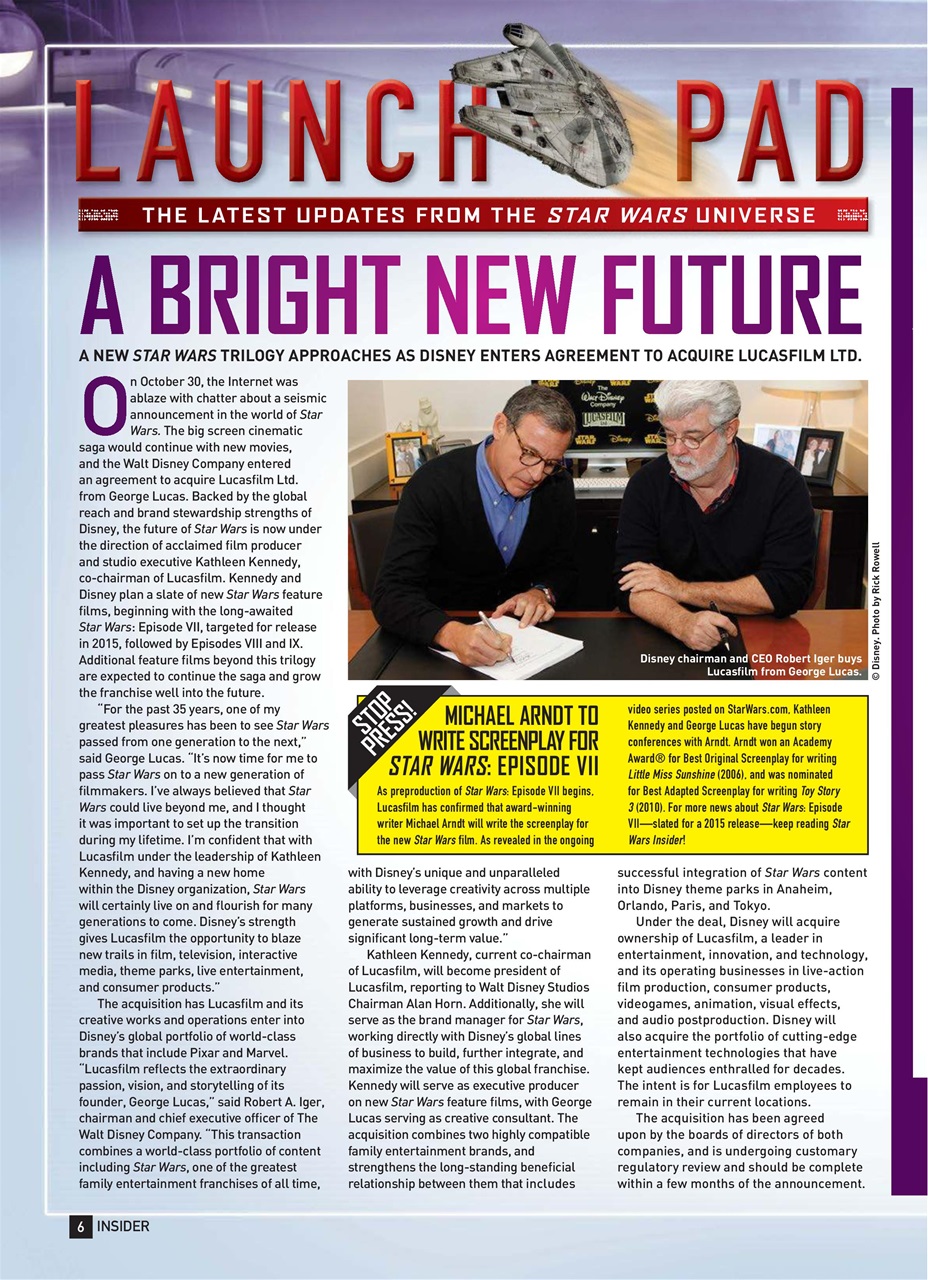 Star Wars Insider Preview Pages