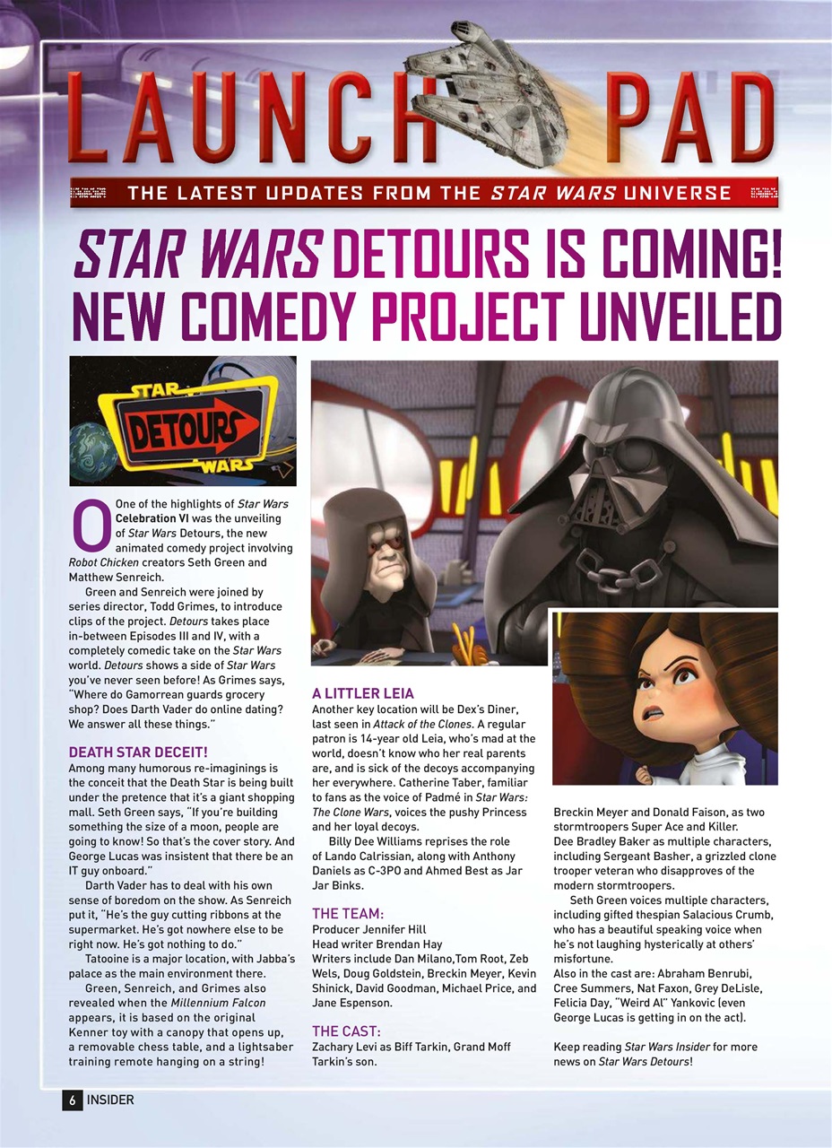 Star Wars Insider Preview Pages