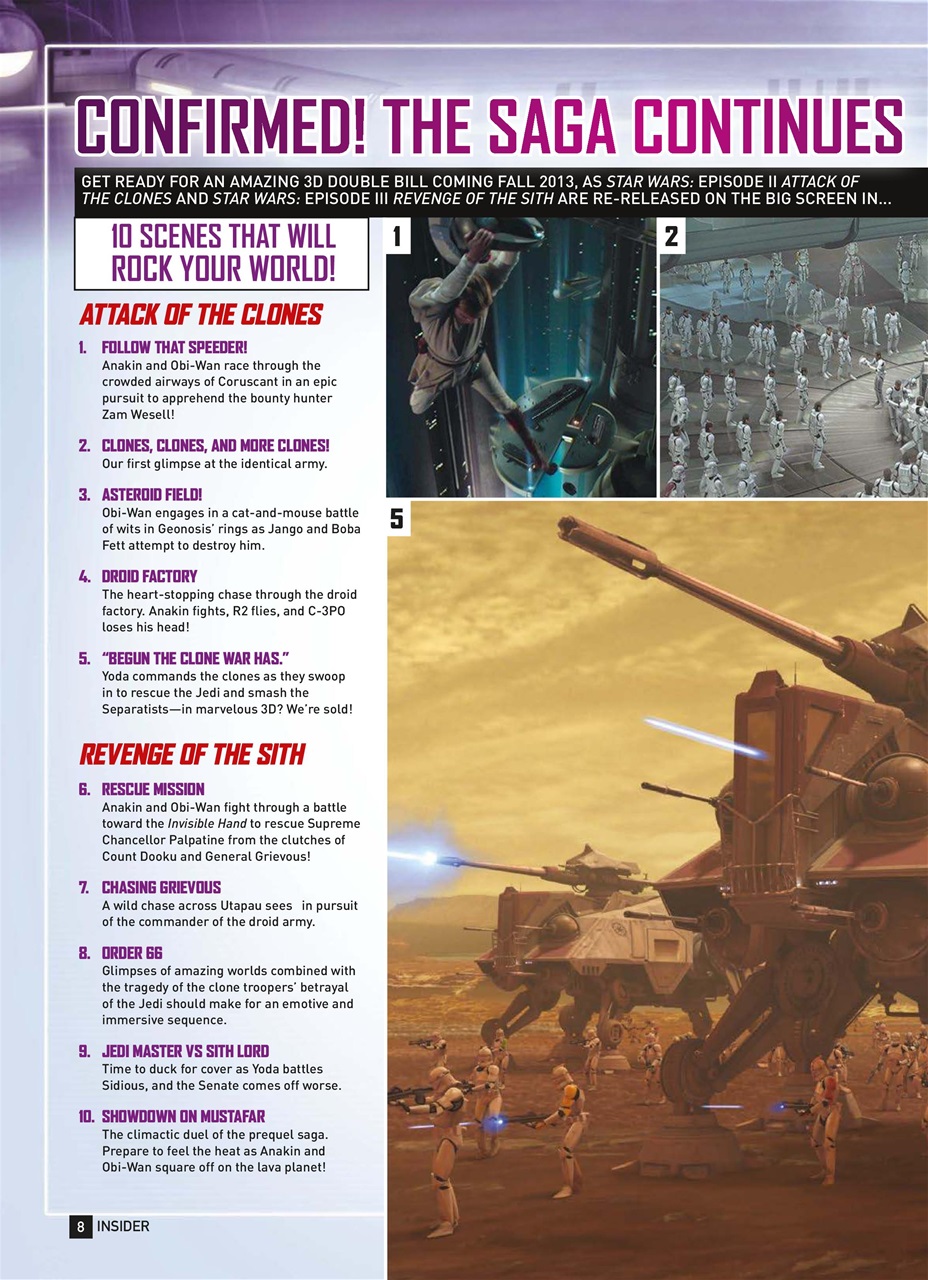 Star Wars Insider Preview Pages