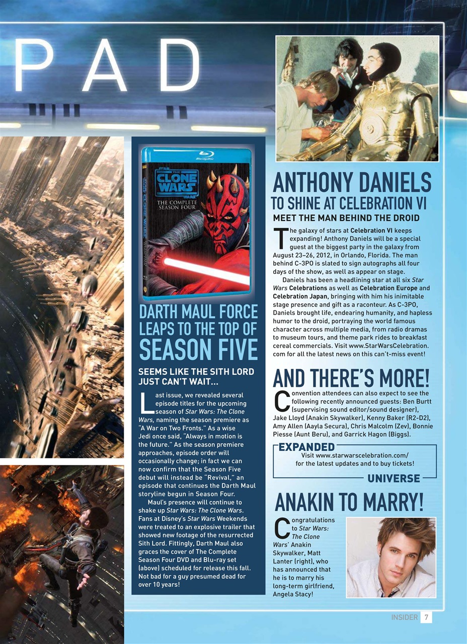 Star Wars Insider Preview Pages