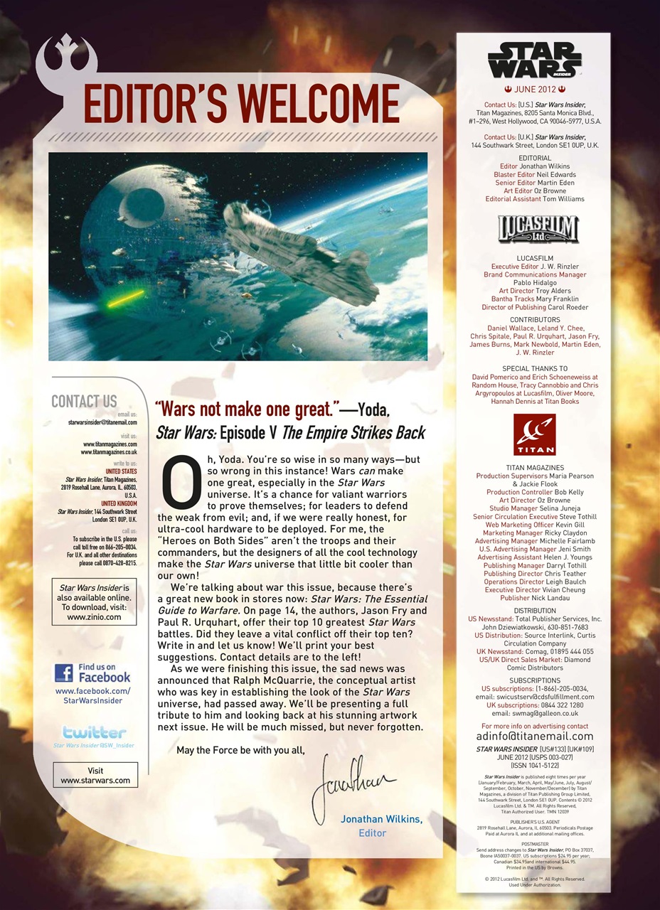 Star Wars Insider Preview Pages