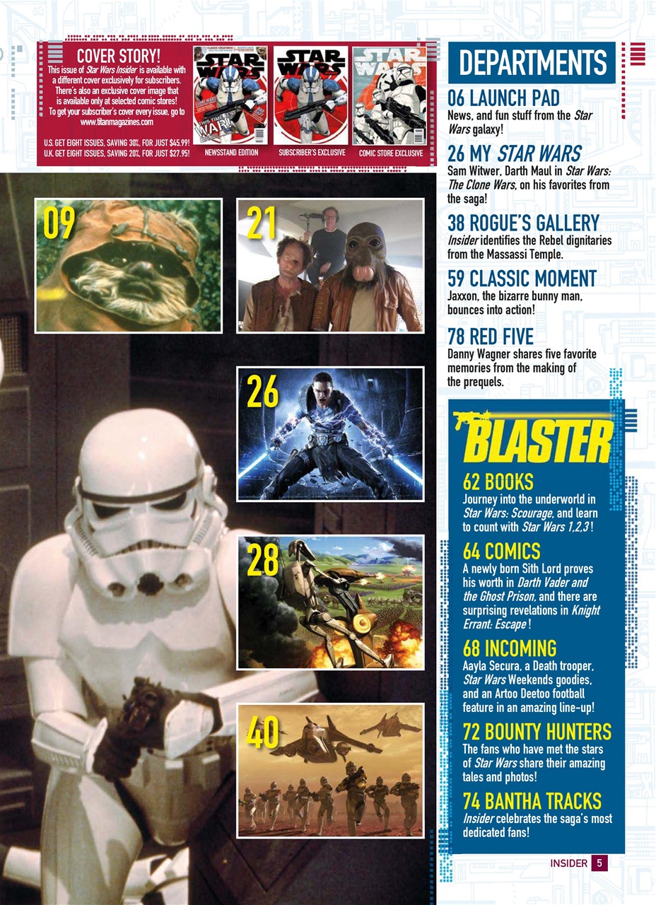 Star Wars Insider Preview Pages