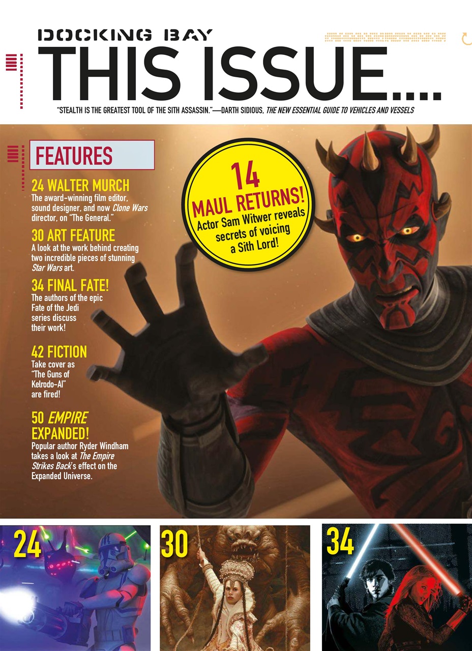 Star Wars Insider Preview Pages