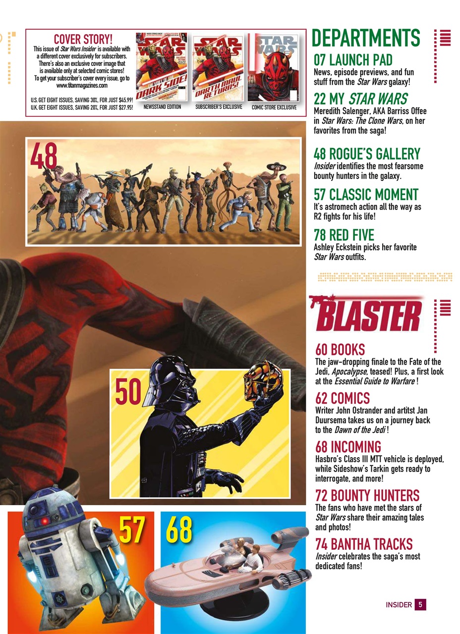 Star Wars Insider Preview Pages