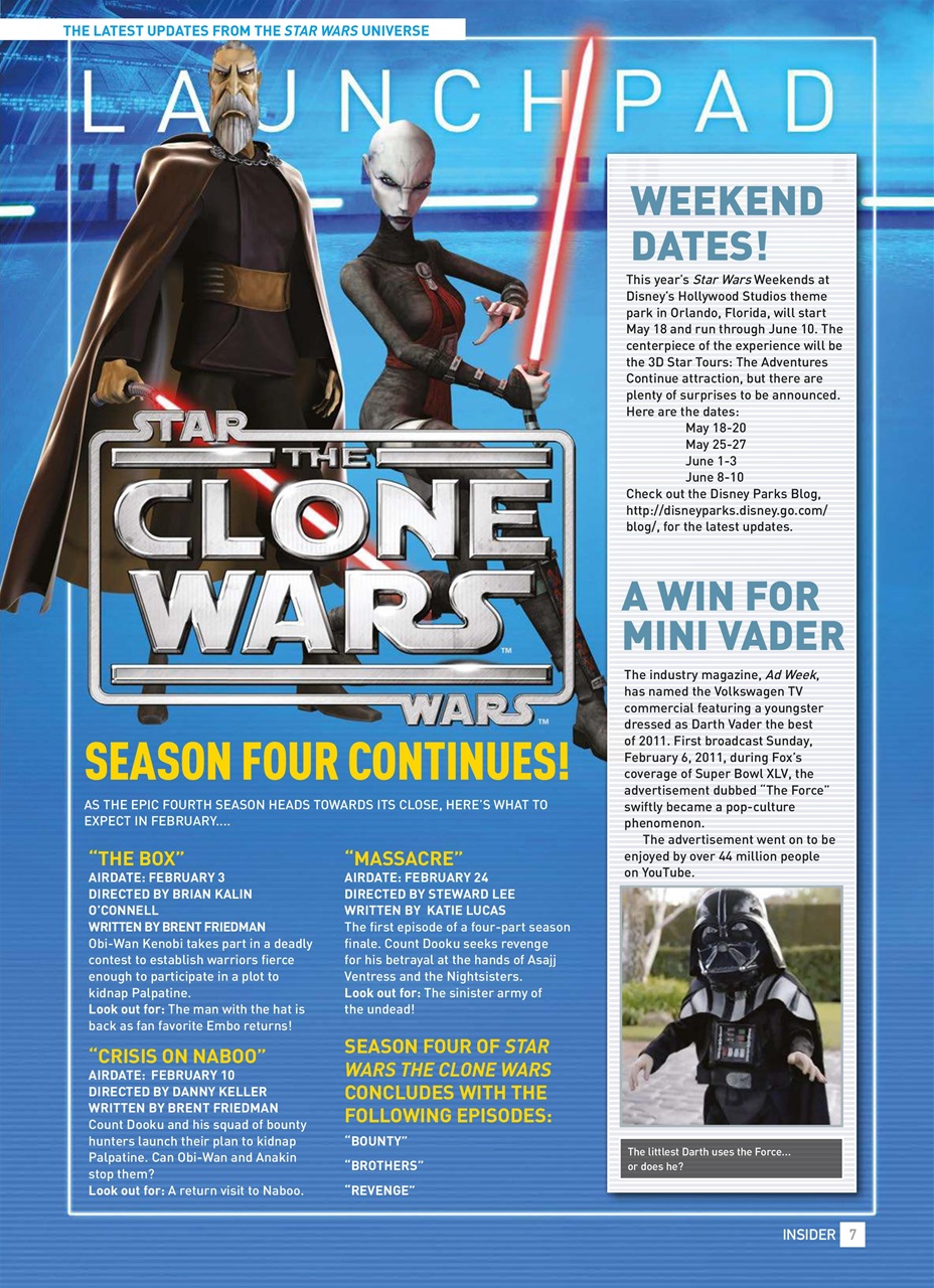 Star Wars Insider Preview Pages