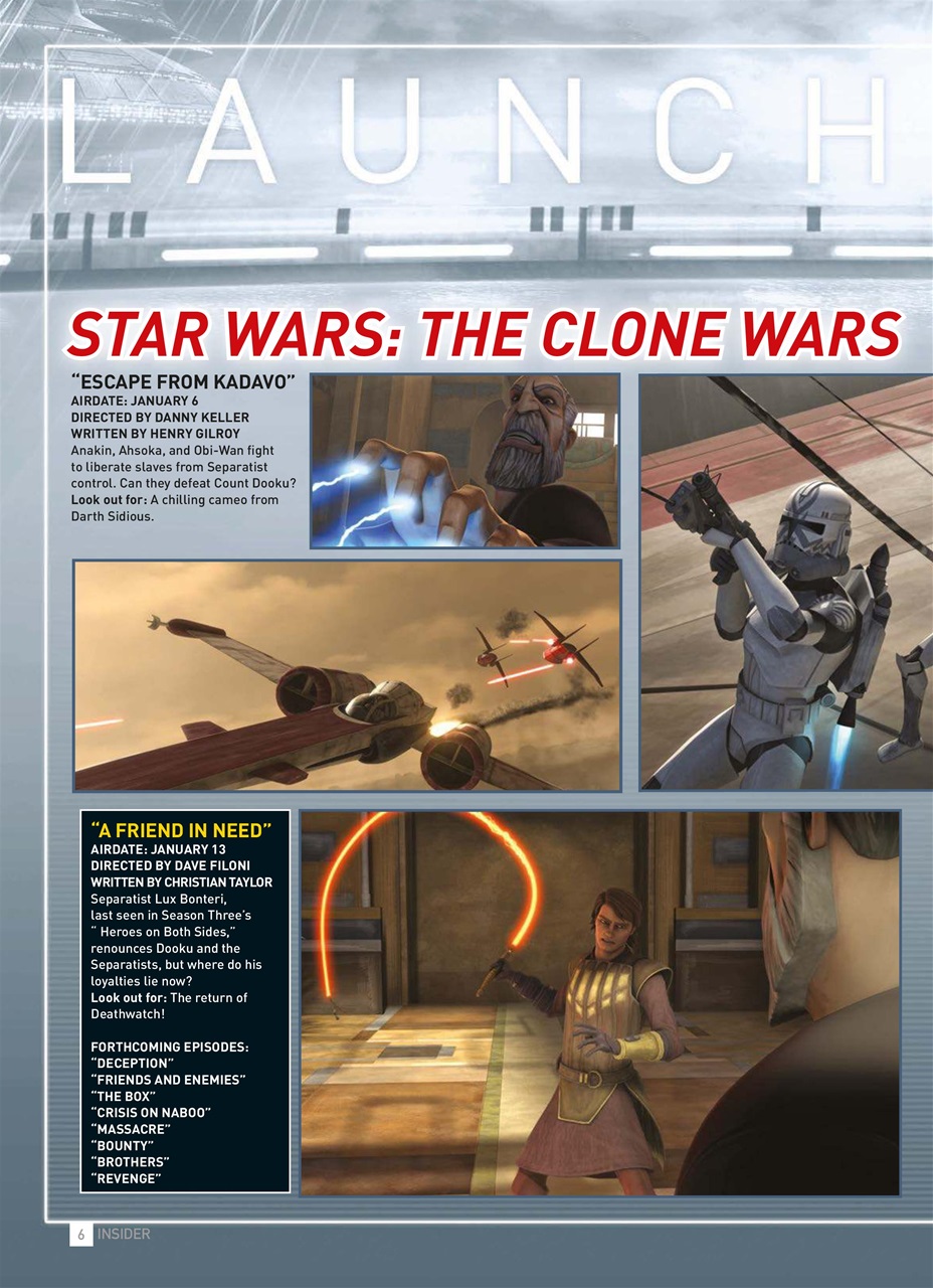 Star Wars Insider Preview Pages
