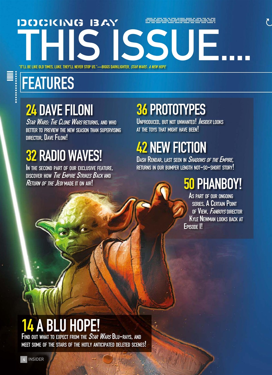 Star Wars Insider Preview Pages