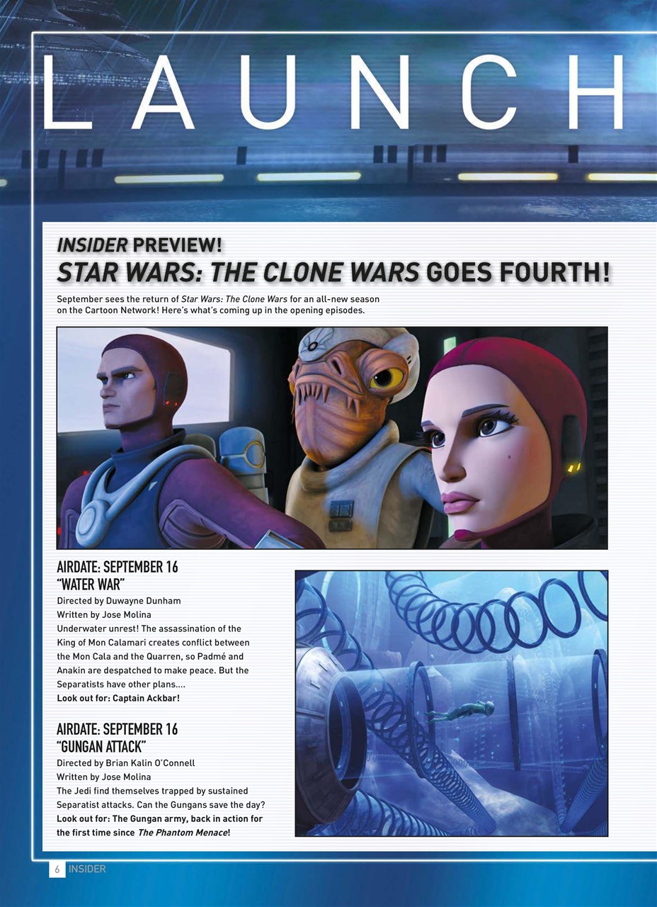 Star Wars Insider Preview Pages