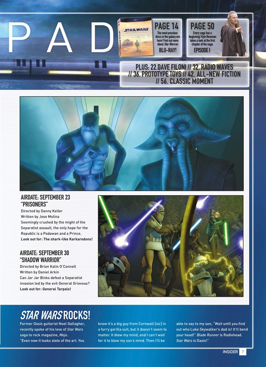 Star Wars Insider Preview Pages
