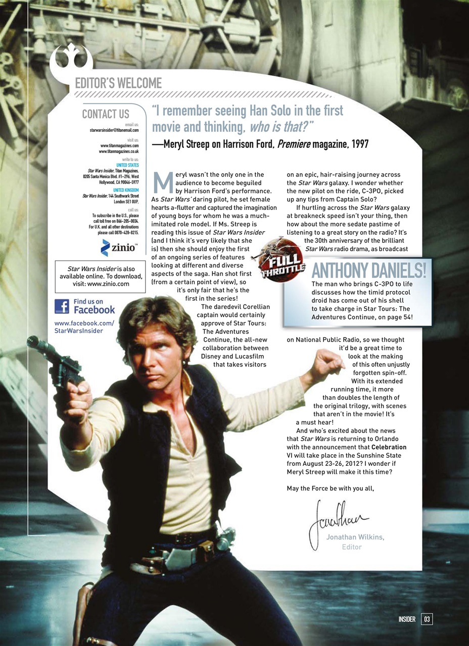 Star Wars Insider Preview Pages