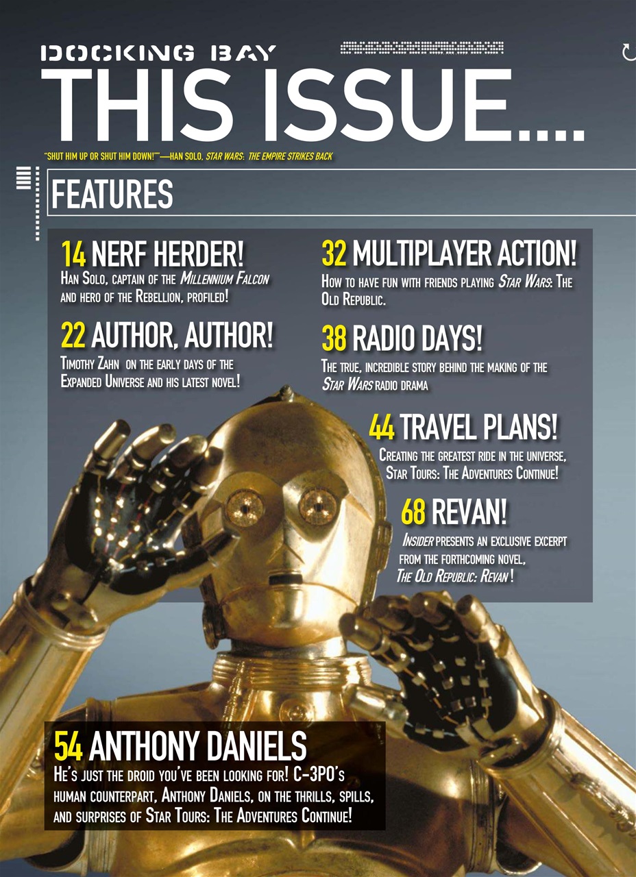 Star Wars Insider Preview Pages