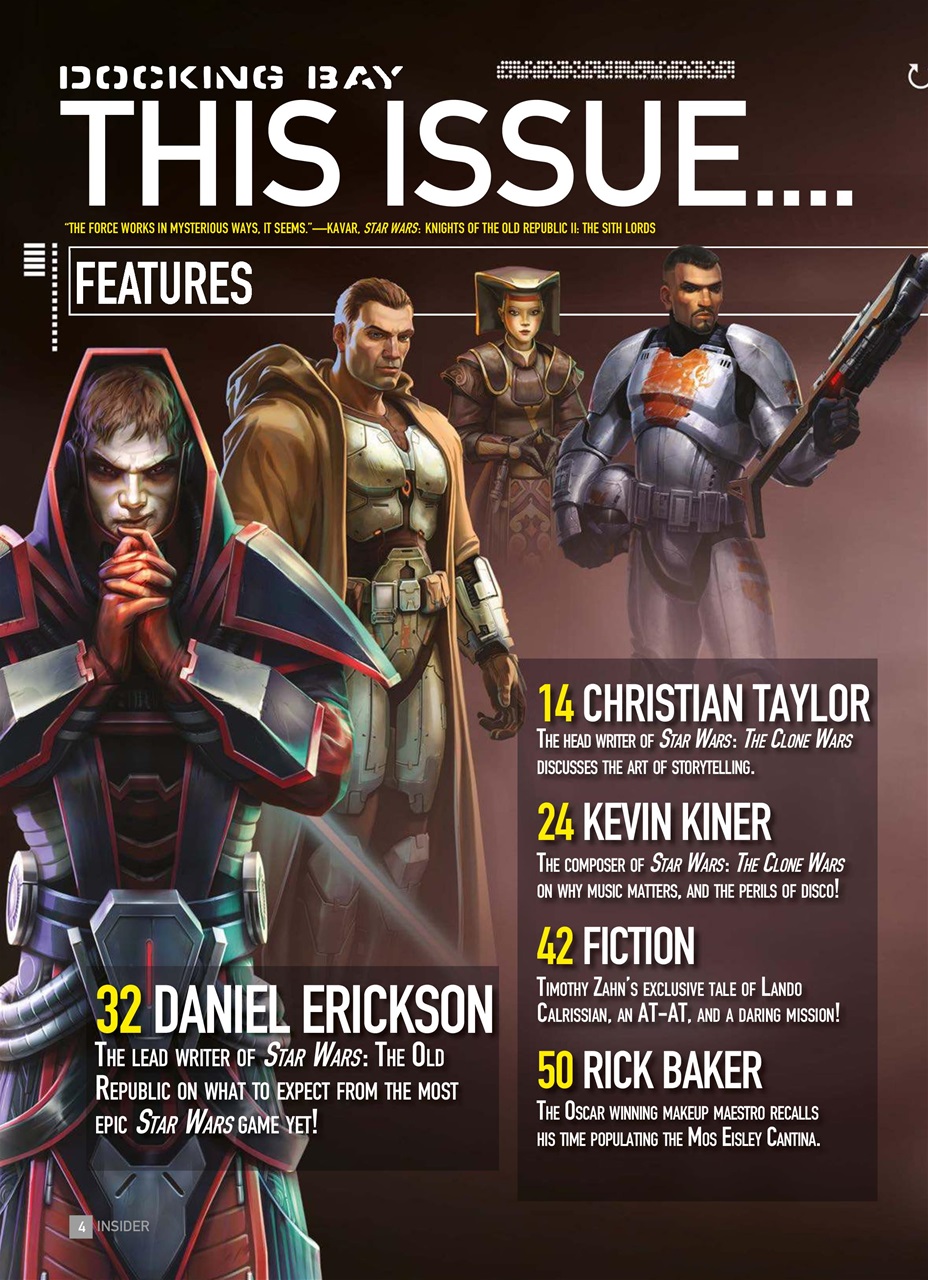 Star Wars Insider Preview Pages