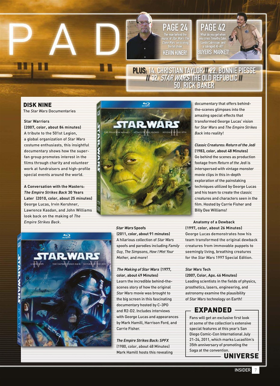 Star Wars Insider Preview Pages