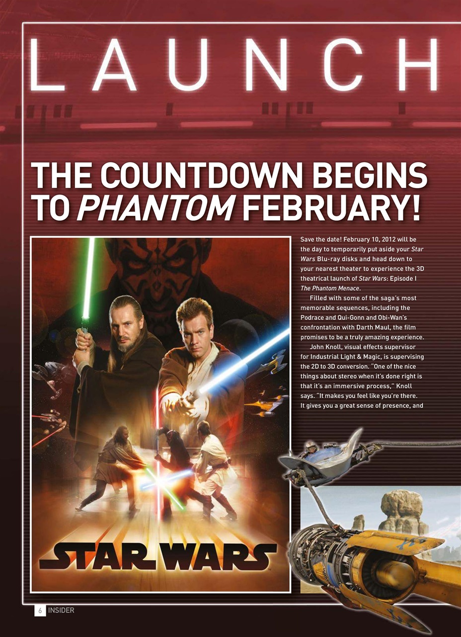 Star Wars Insider Preview Pages