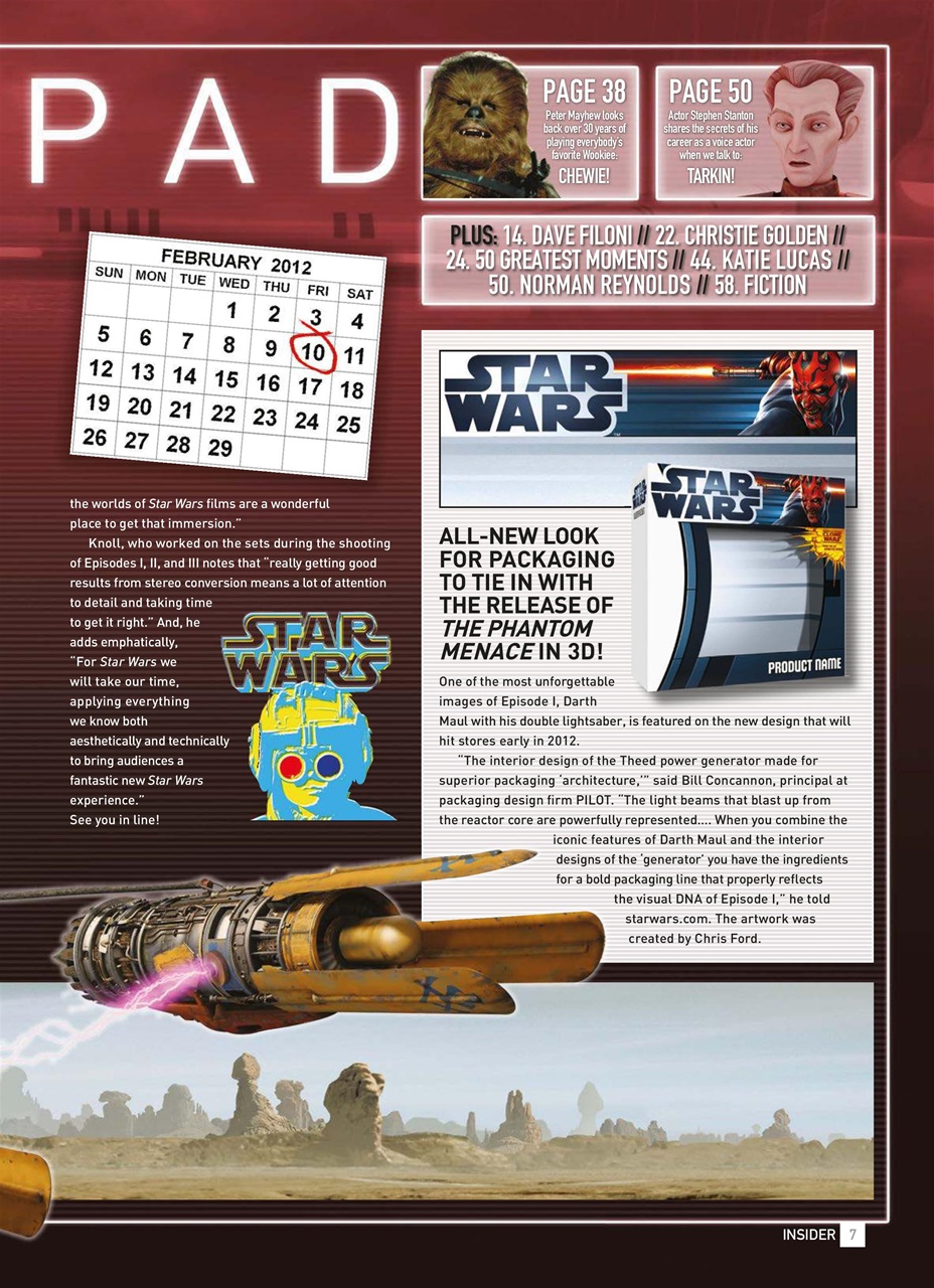 Star Wars Insider Preview Pages