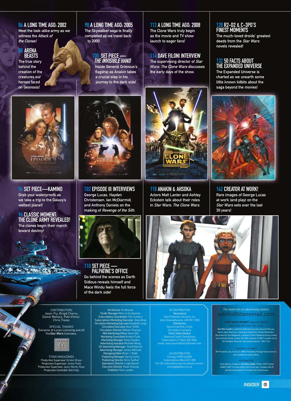 Star Wars Insider Preview Pages
