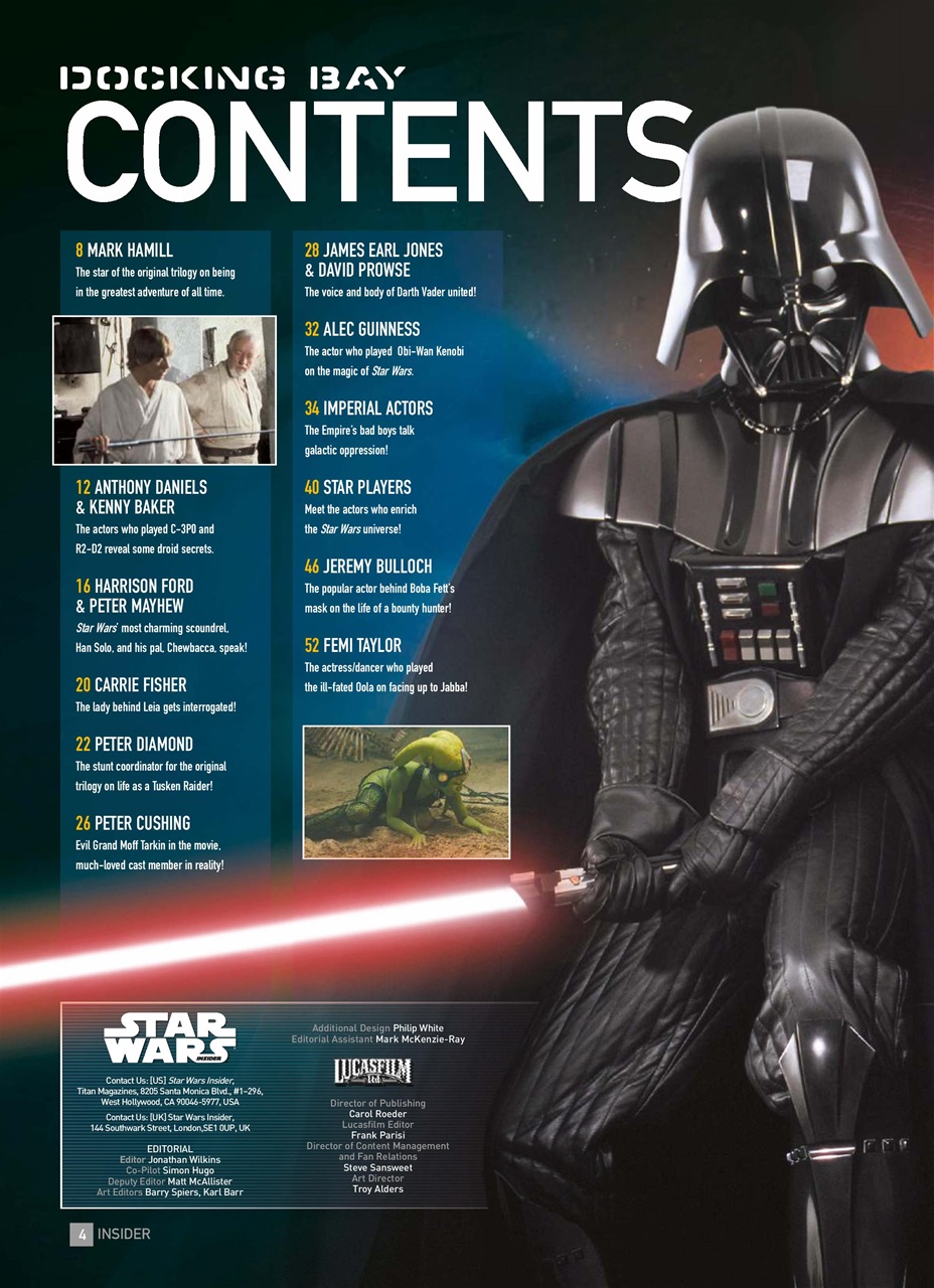 Star Wars Insider Preview Pages