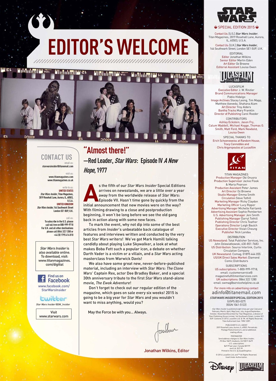 Star Wars Insider Preview Pages